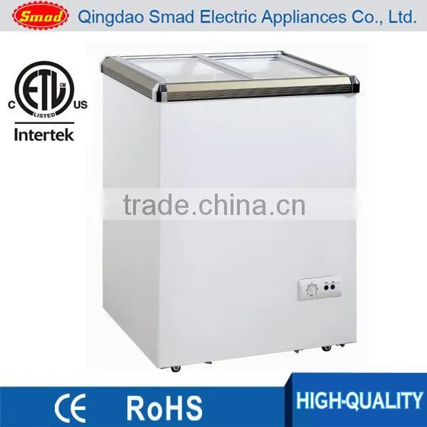 Etl Curved Glass Freezers Small Ice Cream Freezer Etl Chest Freezer Quality Choice photo-2