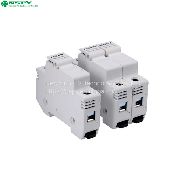1000VDC Solar Fuse Holder Suitable 10*38mm Fuse for Solar Array Junction Box System photo-3