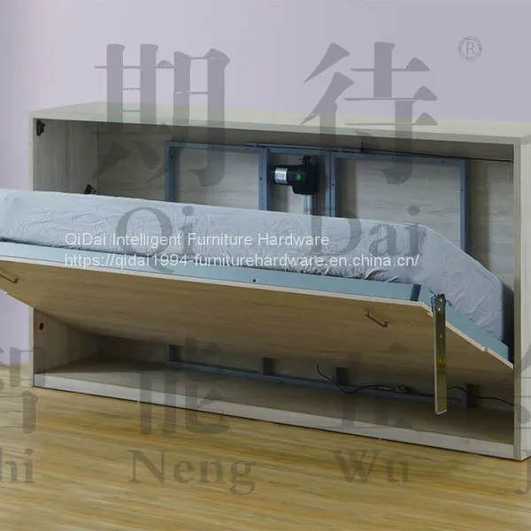 Modern Transformable Horizontal Murphy Bed Wall Bed With Electrical Mechanism