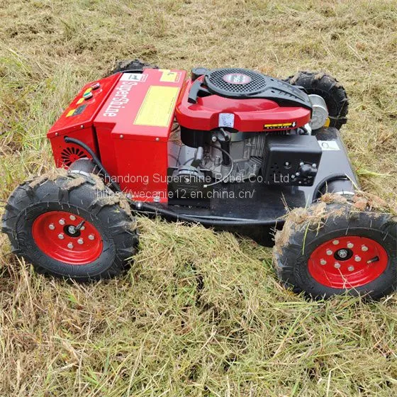 Remote Control Mower for Sale, China Remote Control Mower With Tracks Price, Robot Slope Mower for Sale photo-2