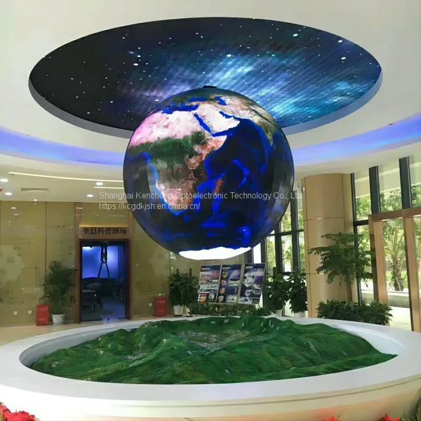 Customized Ball Screen LED Sphere Screen Indoor Outdoor 3D Advertising Flexible Circle LED Display Screen photo-3