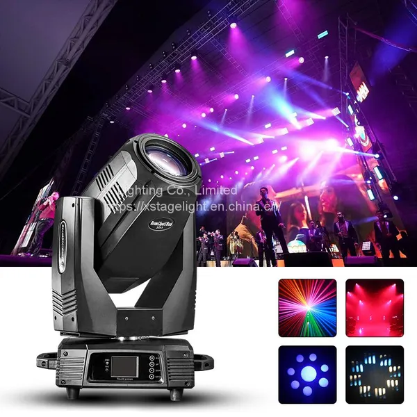 XLighting 380W Beam Spot Wash 3in1 Moving Head Light