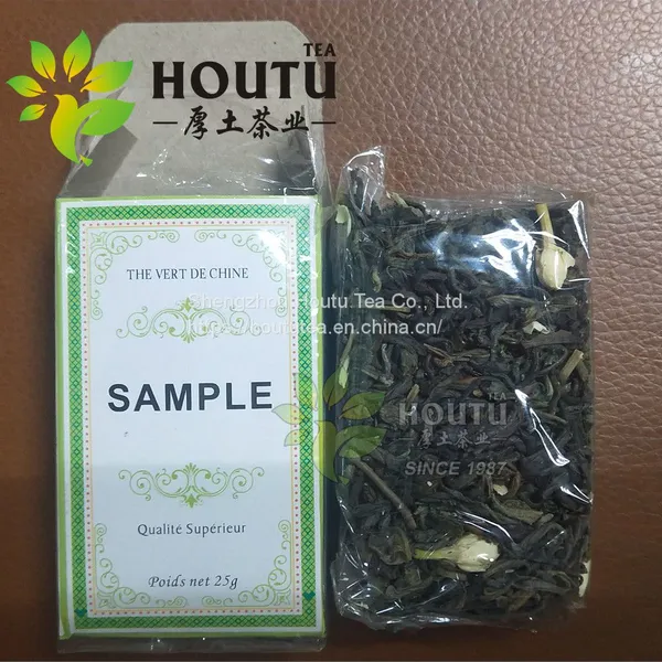 EU Standard Flower Fragrance China Jasmine Green Tea photo-3