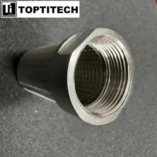 Threaded Metal Wire Mesh Filter Single Open End photo-2