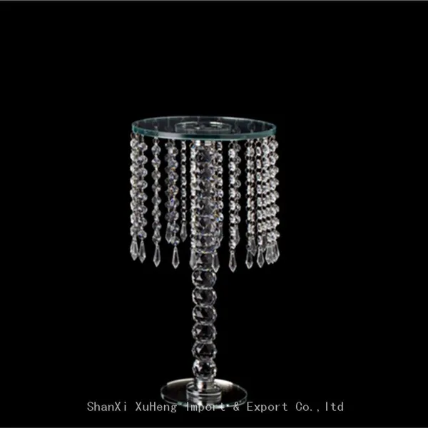 Wedding Decoration Crystal Flower Stand Centerpiece Around With Chains photo-3