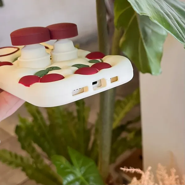 Fashion Cute 3D Cherry Bracket Soft Silicone Phone Case for IPhone 13 12 11 14 15 Pro Max on IPhone 14Pro 15Pro Back Cover photo-2