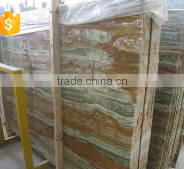 Wholesale Best Quality Wood Grain Onyx Marble Tile photo-4