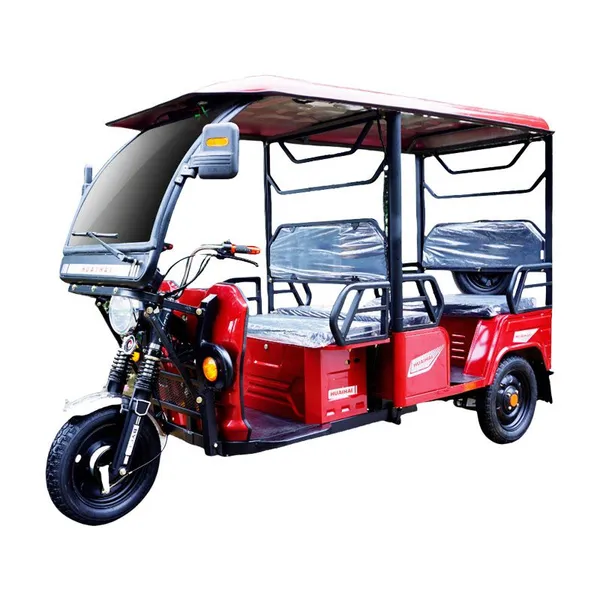 Simply Equipped Tuktuk With Rechargeable Lead-Acid Battery Electric Tricycle E-Trike 3 Wheeler 3-Wheel Motorcycle From Source Factory photo-2