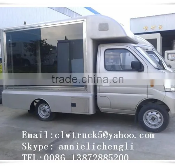 high quality changan P10 led small price truck for sale, super mini led truck