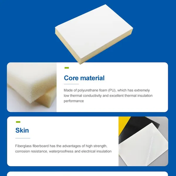 Clean FRP Plywood Composite Panel Restaurant Kitchen Cabinet Door Smooth Surface Stain Resistant Hygienic FRP Sandwich Panel photo-4