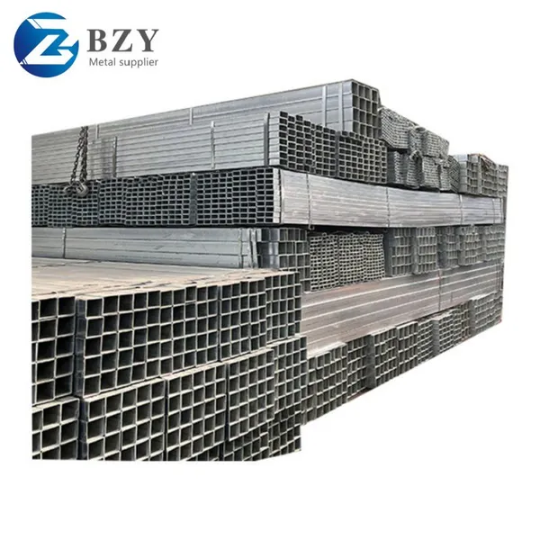 ASTM A36 Pre-galvanized Rectangular Welded Steel Tube MS Iron Steel Square Pipe photo-4