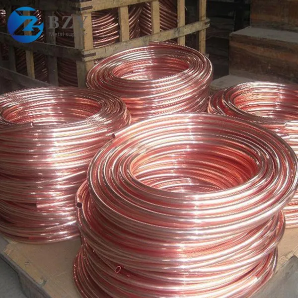 Copper Tube Cheap 99% Pure 1inch Copper Nickel Pipes 15mm 20mm 25mm Copper Tubes 3/8 Brass Tube Pipes photo-2