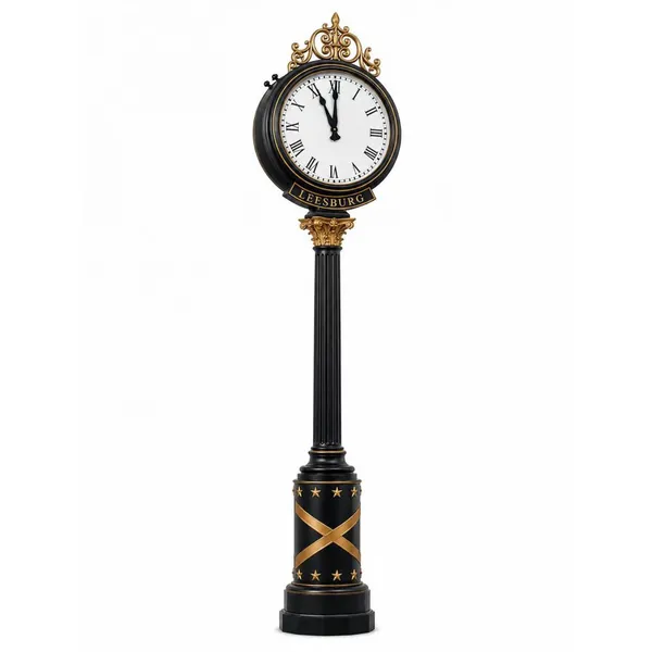 Compas Vintage Landscape European Style Street Clock Factory-Customized