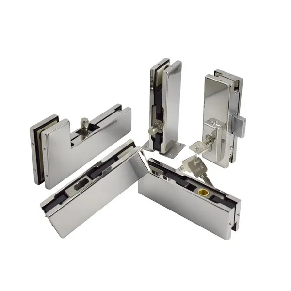 Stainless Steel Patch Lock for Tempered Glass Door Panels photo-5