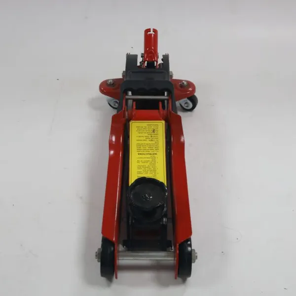 2 Ton Floor Jack, High-Lift 24 Inch Range, 4x5 Inch Saddle, Rugged Steel Construction for Industrial Use