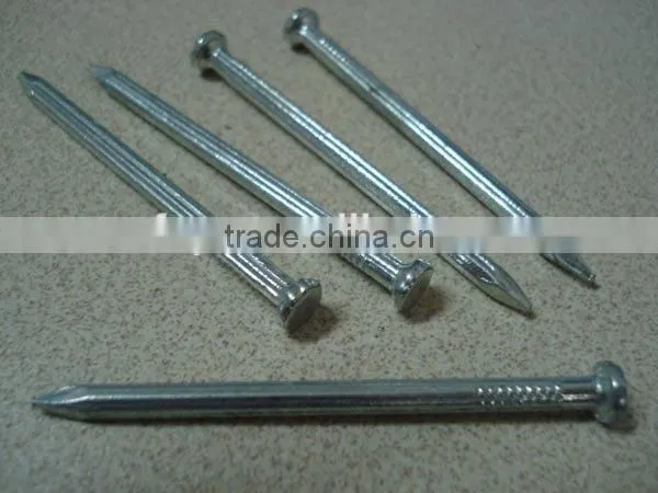 Black/galvanized Grooved Concrete Nails photo-2