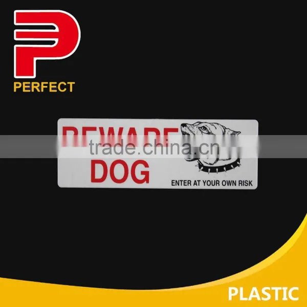 Plastic Adhesive Safety Signs