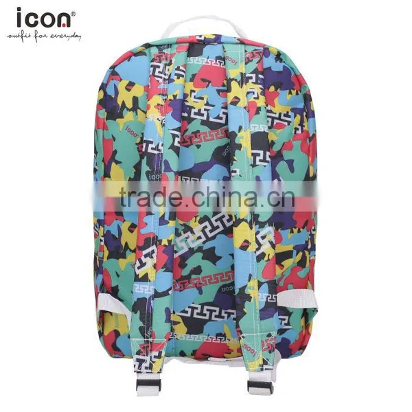 Heat Transfer Printing 600D Polyester Backpack photo-4