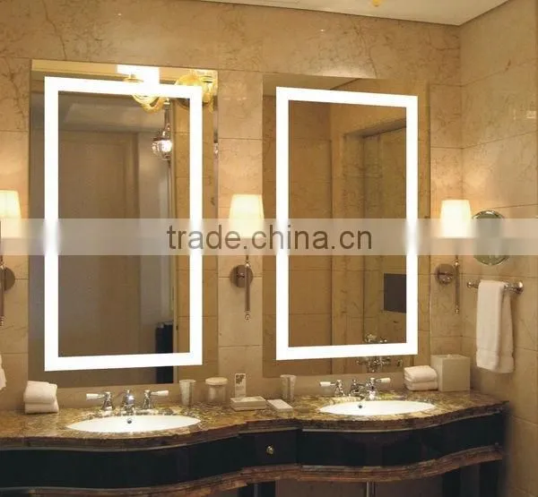 Hospitality Bluebooth Bathroom Backlit LED Infinity Mirror photo-2