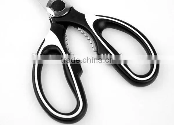 Multifuctional Plastic and Rubber Handle Special Blade Kitchen Scissor photo-5