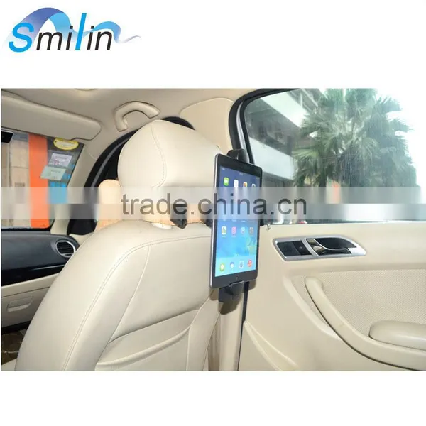 Smilinmount Slim Headrest Car Seat Mount Holder With 360 Degree Rotation For IPad Pro,all Smartphone&tablet pc 3-14inch photo-4