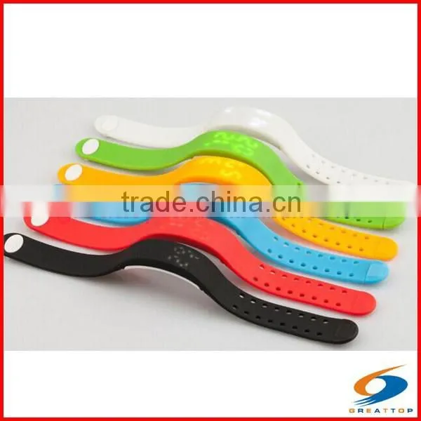 2015 New Hot Sale Manual 3d Sport Led Wristband Pedometer photo-4