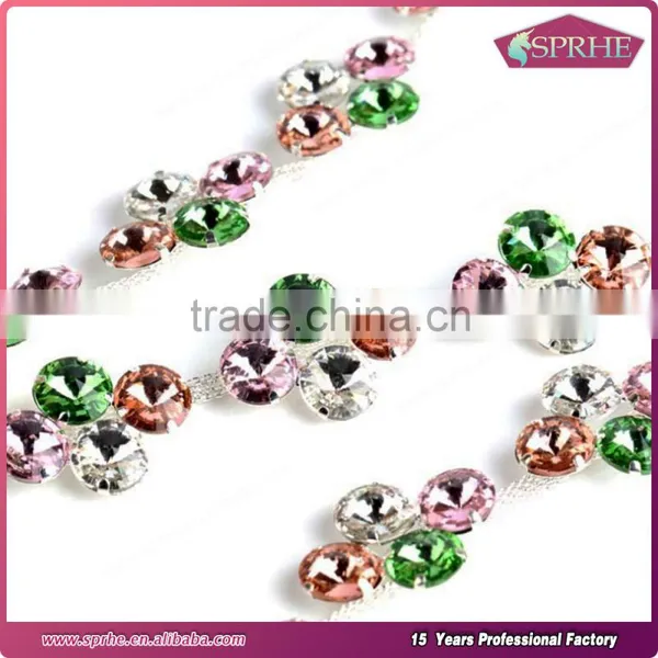Czech Crystal Rhinestone Cup Chain photo-5