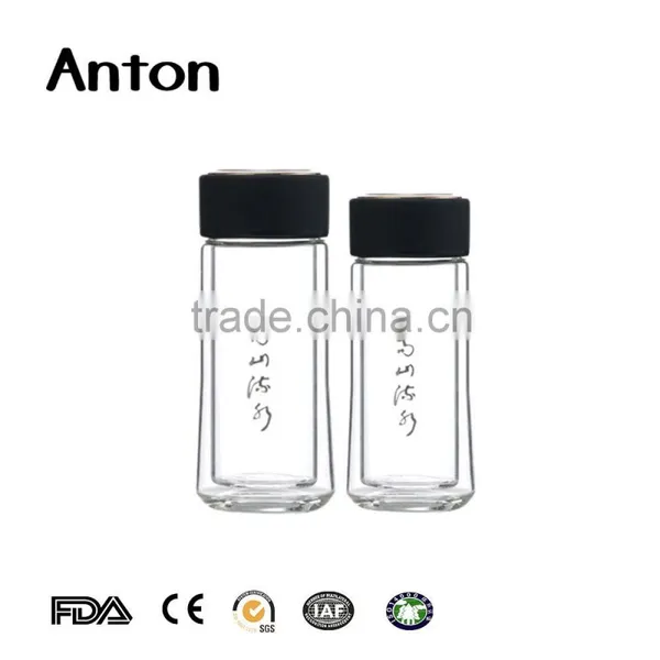 11oz Hot Selling Glass Sport Water Bottle High Quality Factory Suppling Glass Water Bottle High Quality Factory Suppling Glass photo-2