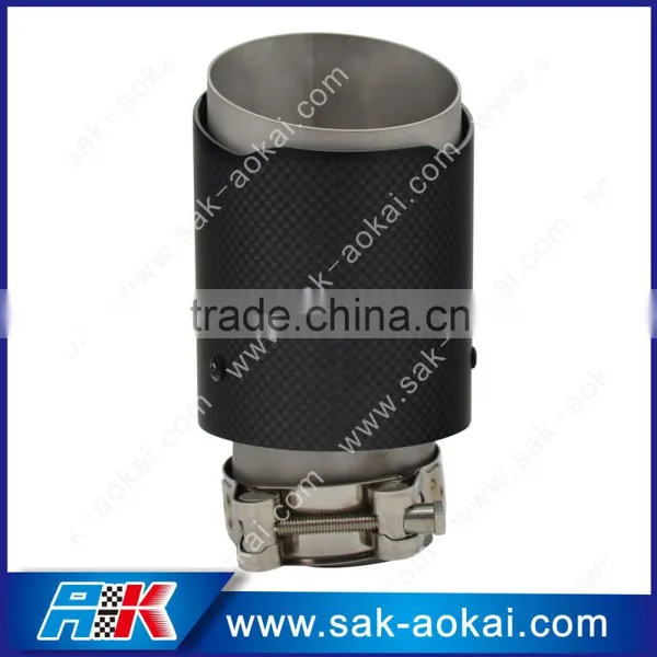 Carbon Fibre Muffler Tip Stainless Steel Exhaust Tip photo-2