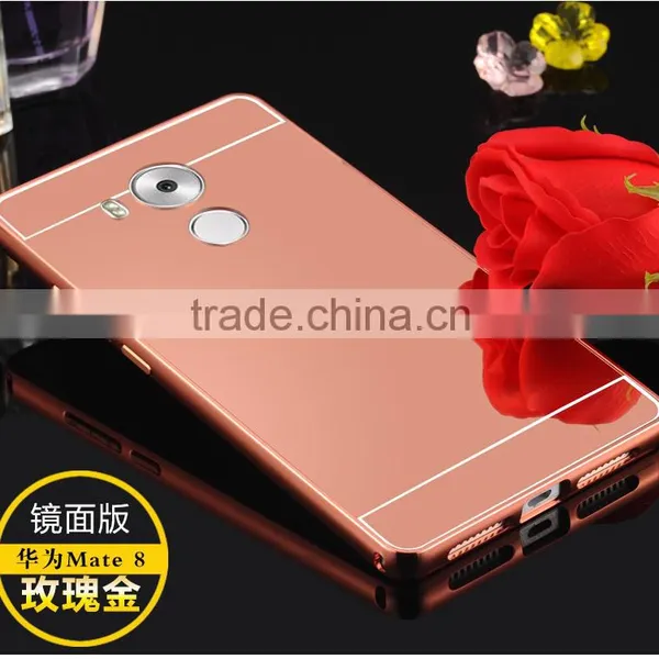 Mirror Case for Huawei Mate 8 Hard Aluminum Back Case For Huawei Mate8 With Metal Case photo-3