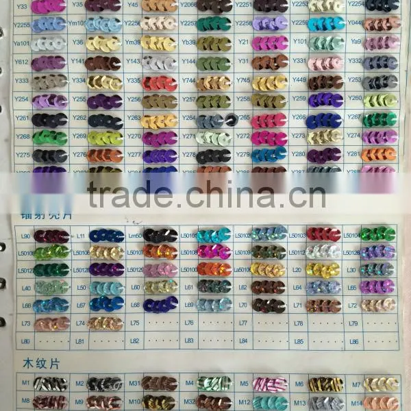 PVC 40mm Mult-color Round Glitter Sequin photo-2
