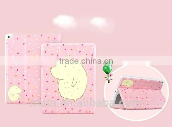 Fashionable Painting Cartoon TPU Leather Case For 360 Degree Rotate For Ipad photo-6