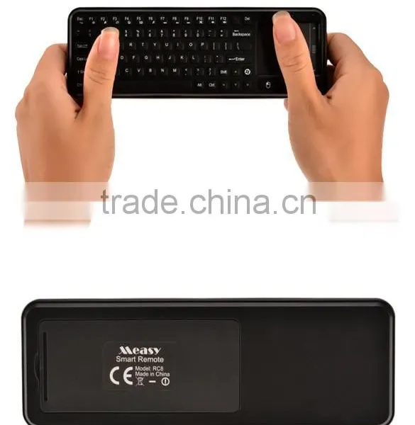 New Fashion RC8 Remote Control USB Cheap Wireless Keyboard And Mouse SV022342 photo-3