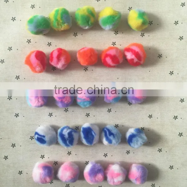 Colorful Acrylic Pom Poms photo-3