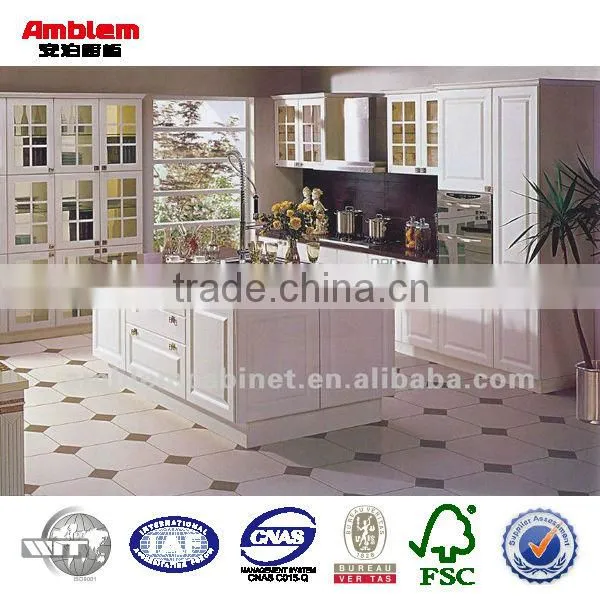 PVC Kitchen Cabinet Glass Doors