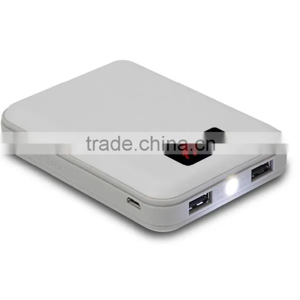 Digital Portable Charger Power Bank 18650 Lithium Cell 8000mah 5V Power Supply VT-678