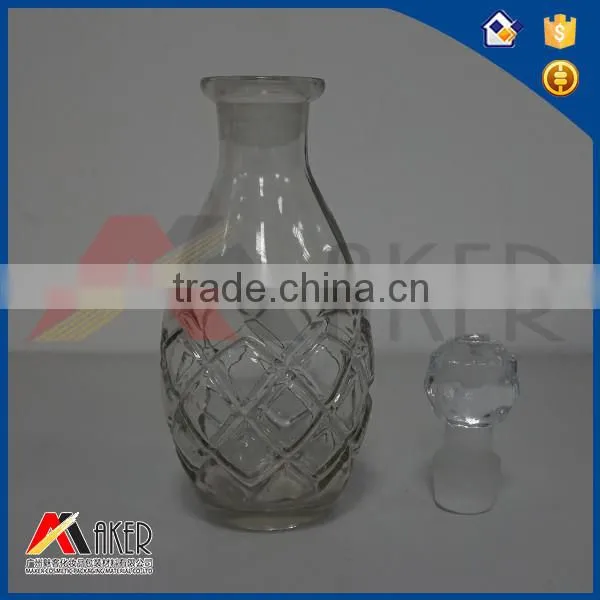 600ml Frosted And Buckle Glass Bottle Alcoholic Wine Glass Bottle photo-2