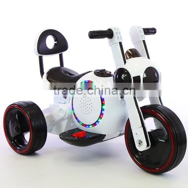 3 Wheels Power Motorcycle Battery Powered Ride On Electric Toy Kid Baby Car photo-2
