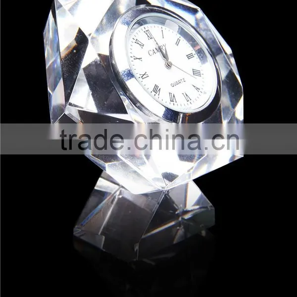 2016 Wholesale Cheap Crystal Five-pointed Star Colck For Gifts Souvenirs photo-2