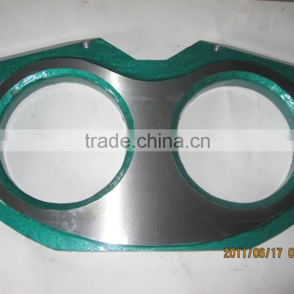 For Putzmeister Concrete Pump Spare Parts Spectacle Wear Plate and Wear Ring Professional Manufacturer