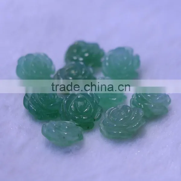 10mmX10mm Multi Color Semi Precious Gemstone Rose photo-4