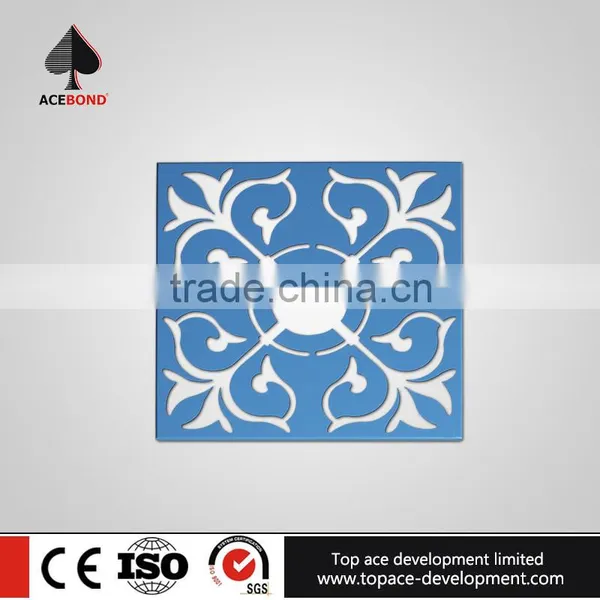 Large Selection 300*300mm Carved Flower Aluminium Panels Balcony photo-4