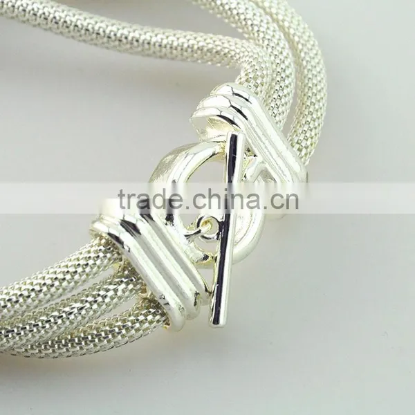 China Factory Sterling Silver Custom Personalized Charms Bangle Bracelets photo-5