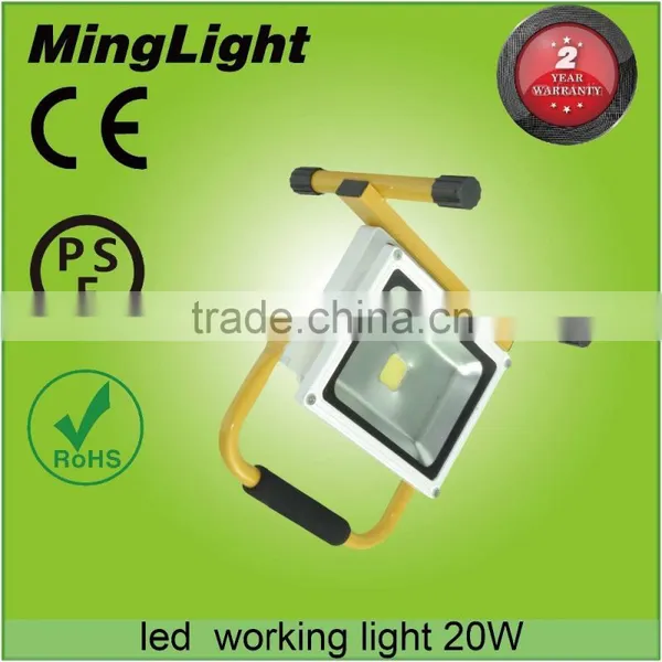 TOP Quality IP65 Bridgelux Driver Led Work Light 20W Led Cordless Portable Recharge Flood Lighting photo-6
