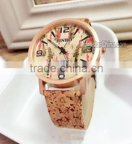 2016 New Fashion Different Color Spot Wooden Wrist Watch photo-3