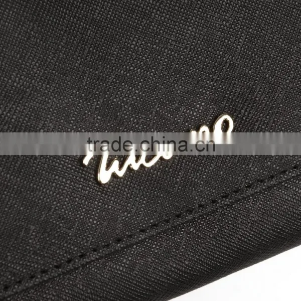 Guangzhou OEM/ODM Leather Wallet Supplier Luxury Fancy Geniune Leather Credit Card Wallet With Custom Logo photo-4