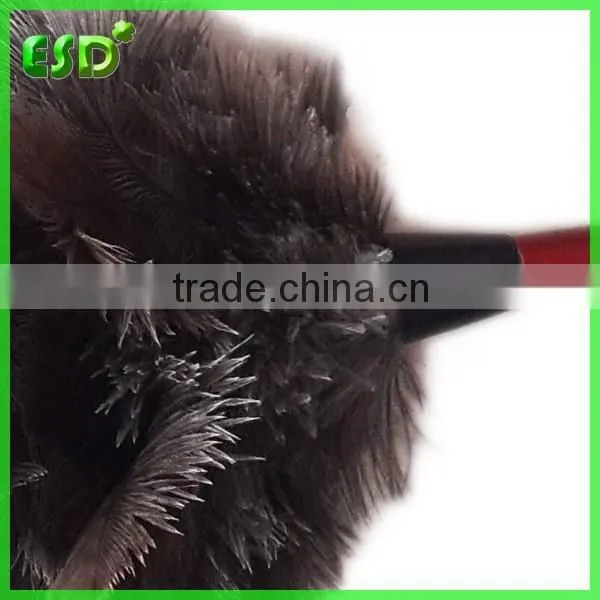 Large Natural Ostrich Feather Duster With Wooden Handle photo-2