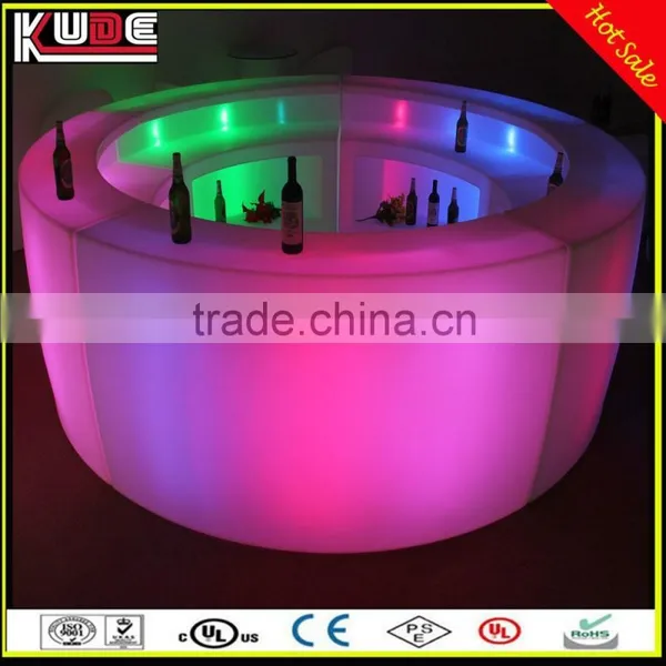 Commercial Furniture Style Modern Illuminated LED Bar Counter Curve Light Bar For Club Party photo-5