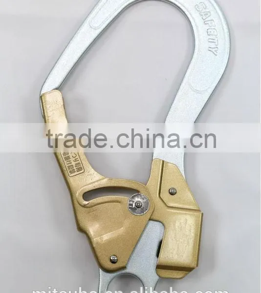 Silver&Gold Fall Arrestor Metal Safety Harness Forged Taiwan Rope Hook photo-2