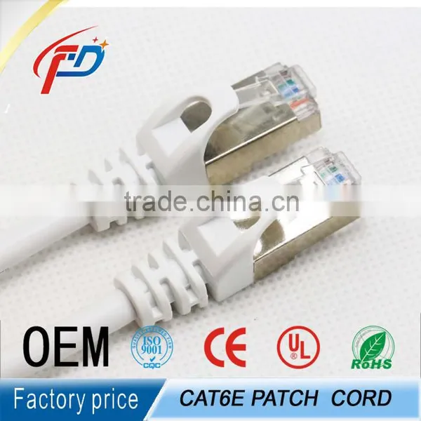 UTP/FTP Cat 5e CAT6 PATCH CORD Wiht RJ45 Connector High Speed Good Price photo-2